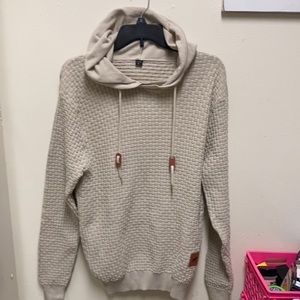 170/88A L cable knit hoodie